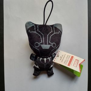 Black Panther Ornament Plushie Marvel Collectibles Christmas Holiday Festive